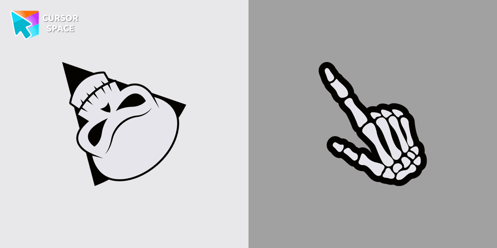 Angry Skull cursor cursor pack